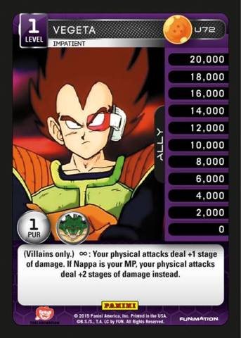 Vegeta, Impatient (FOIL)